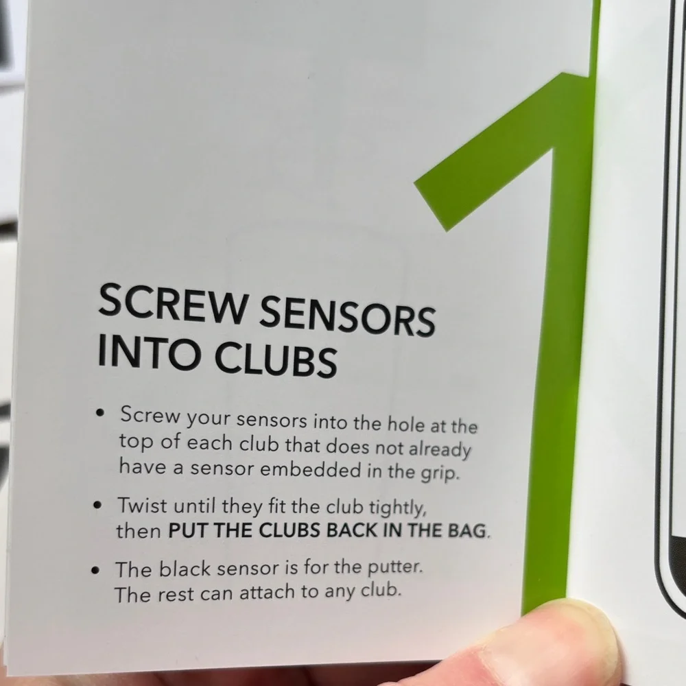 TaylorMade Arccos Sensor Kit - Black and Green Design - Picture 5 of 10